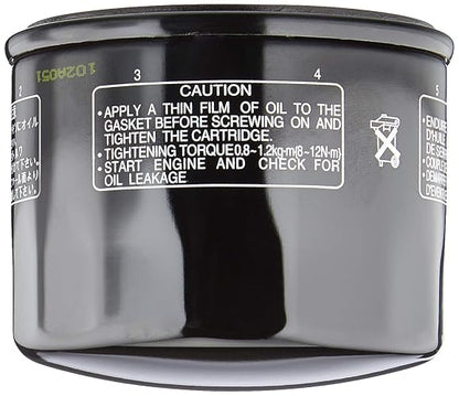 Hiflofiltro HF160 Filtro de Aceite Estándar de Alta Calidad para Motocicletas, Negro, Individual