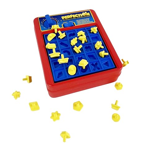 World's Smallest Perfection, juego en miniatura totalmente funcional, juego clásico de forma rápida para niños y adultos, juego de mesa, juegos familiares, juego de viaje, relleno de medias, cestas de