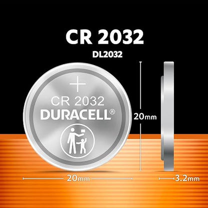 Pila Botón de Litio CR2032 - Pack x6 - Duracell Dura Más