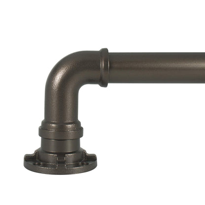 Decopolitan Barra de Cortina Telescópica Industrial, 18-36 Pulgadas - 18 to 36-Inch - Bronce