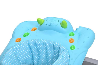 PRINSEL | Andadera Baby Monster para bebés con Asiento Acolchonado Azul