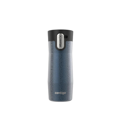 Contigo Vaso Térmico West Loop, Acero Inoxidable, Antiderrames - Crystal Blueberry - 0.5 Litros - West Loop 3.0