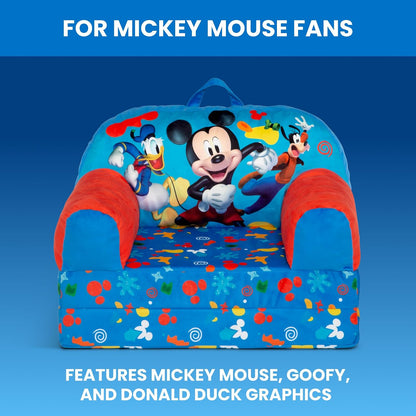 Delta Children Cozee Buddy Flip Mickey Mouse Silla Convertible Espuma