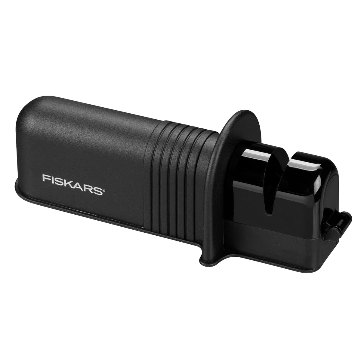 Fiskars - Afilador de hachas y cuchillos - Herramientas para exteriores y patio trasero - Negro