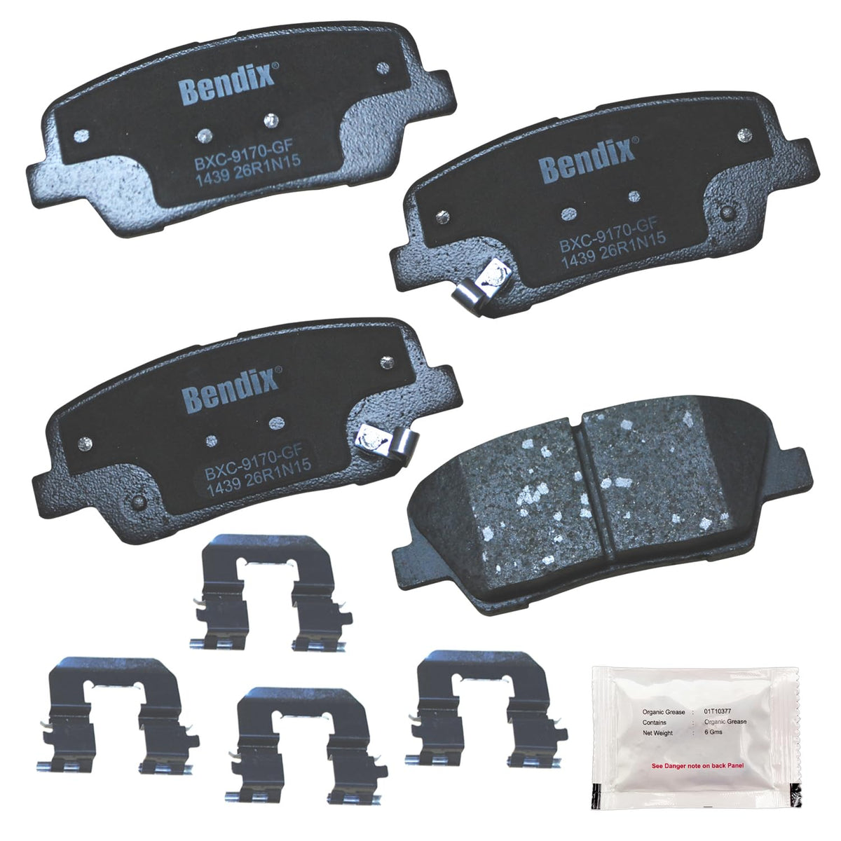 Bendix Priority1 Pastillas de Freno Traseras de Cerámica - CFC1439