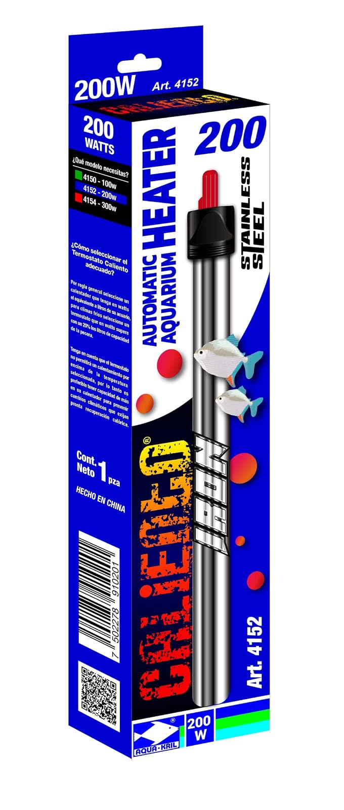 CALIENTO 4152 Stainless Steel Acero 200W