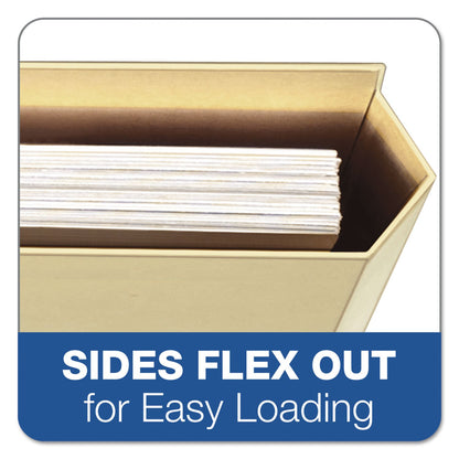 Pendaflex - Carpeta expandible para archivos, carpetas tamaño carta para escuela, hogar y oficina, organizador de documentos, archivo extensible duradero, Manila, 10 bolsillos para carpetas de