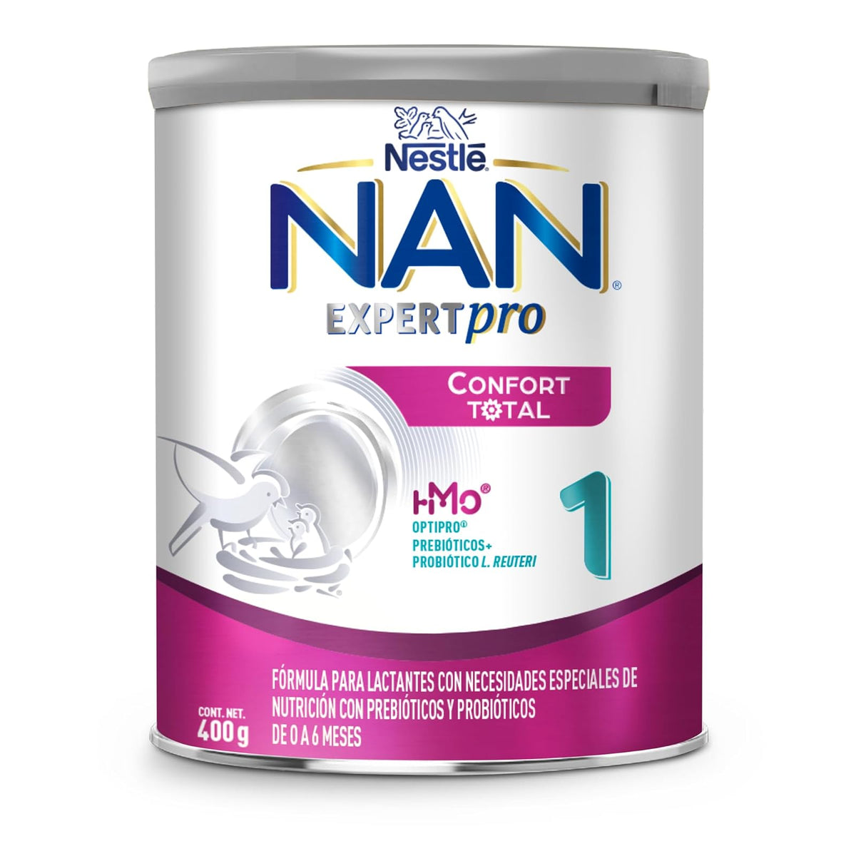 NAN 1 Expert Pro Confort Fórmula Para Lactantes 0 a 6 Meses Lata 400 g