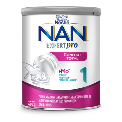 NAN 1 Expert Pro Confort Fórmula Para Lactantes 0 a 6 Meses Lata 400 g