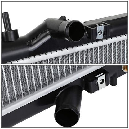 DNA Motoring OEM-RA-2298 Radiador de núcleo de aluminio completo estilo OE compatible con 01-10 PT Cruiser AT, 20-3/8 pulgadas de ancho x 18 pulgadas de alto x 1 pulgada de profundidad, entrada de 1-1/4 pulgadas, salida de 1-3/8 pulgadas