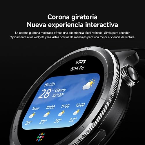 XIAOMI Watch S4 con GPS, iOS & Android, Modo Deportivo Avanzado, Rainbow | Pantalla AMOLED de 1.43'', Hasta 10 días de Batería, 150+ Modos Deportivos, Monitor Frecuencia Cardíaca y Sueño