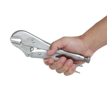 IRWIN Pinza de Presión, Herramienta de Mano, Electricista, Ajuste y Sujeción, Multiusos, Agarre Ergonómico, Acero Resistente, Uso Profesional y Doméstico, Mordaza Recta, Alta Resistencia