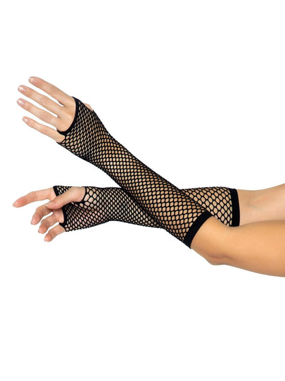 Leg Avenue Guantes triangulares sin dedos para mujer, accesorio de ropa exótico