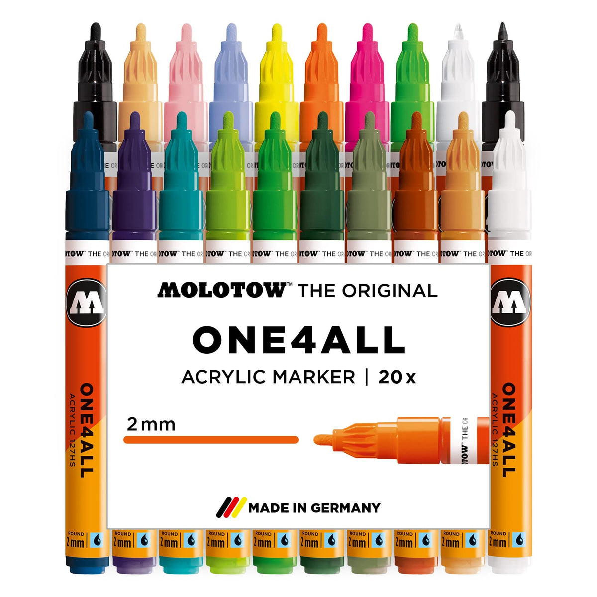 Molotow 200163 Set con 20 Marcadores 127Hs Main-Kit Ii # 163