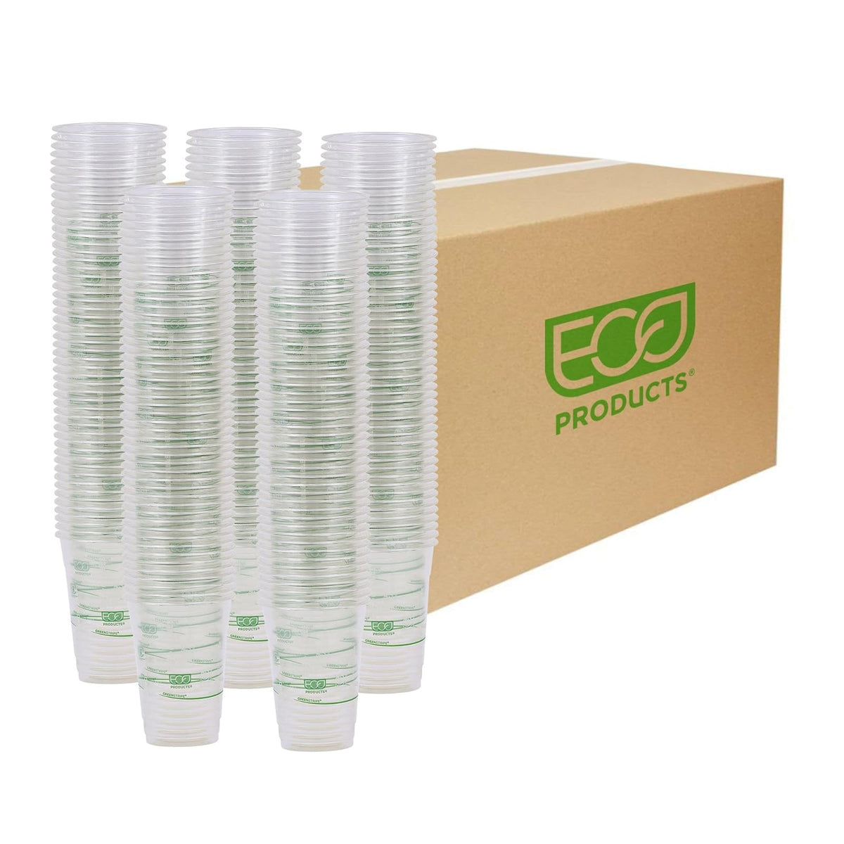 Eco-Products Vaso Compostable para Bebidas Frías Transparente 7 oz - 1000 Count (Pack of 1) - Productos ecológicos - forro polar verde con licencia oficial de star wars silent one crew.