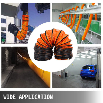 VEVOR- Manguera de conducto flexible de PVC de 30 pies para ventilador de ventilación de 12 pulgadas