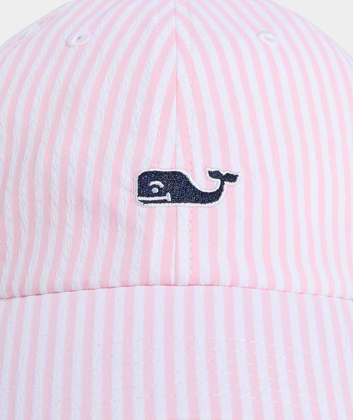 Vineyard Vines Womens Harbor Seersucker Baseball Hat Gorra de béisbol Mujer
