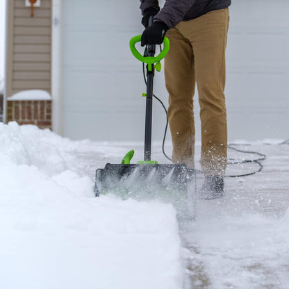 Earthwise - Pala de nieve eléctrica, Con cable de 40.64 cm, 16" Corded - 430 lbs/Minute