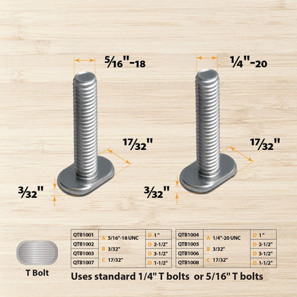 Powertec 71119 Perfil T-Track universal con plomos split shot Predrilled orificios de montaje (2-Pack), 91,4 cm