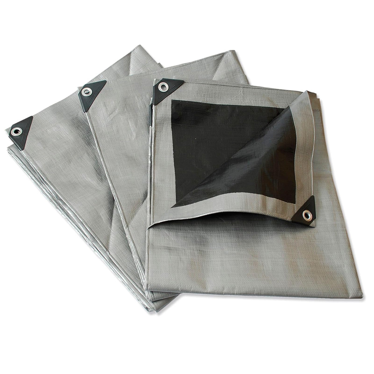 Surtek LR2X3 Lona de polietileno reforzada color gris 2 x 3 m