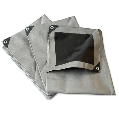 Surtek LR2X3 Lona de polietileno reforzada color gris 2 x 3 m