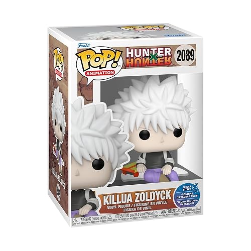 Funko Pop! Animation: Hunter X Hunter - Killua Zoldyck (Sitting) - Collectable Vinyl Figure - Gift Idea - Official Merchandise - Toys for Kids & Adults - Anime Fans - Model Figure for Collectors