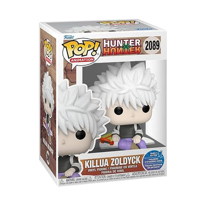 Funko Pop! Animation: Hunter X Hunter - Killua Zoldyck (Sitting) - Collectable Vinyl Figure - Gift Idea - Official Merchandise - Toys for Kids & Adults - Anime Fans - Model Figure for Collectors