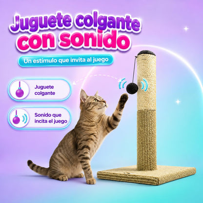 Fancy Pets Poste Rascador de 55 centímetros para Gato Color Natural