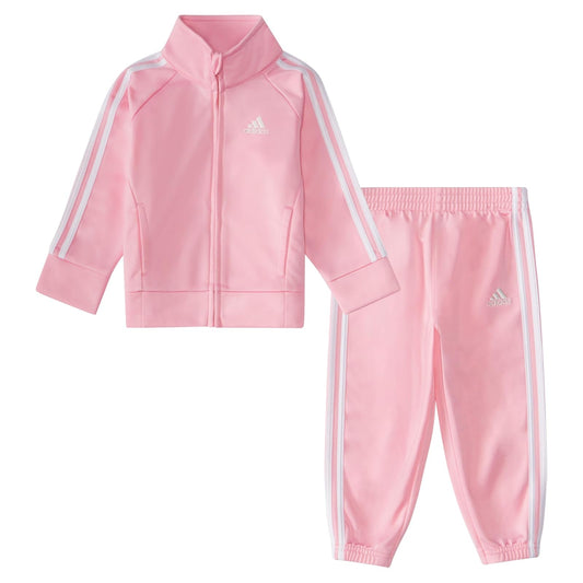 adidas 2-piece Classic Tricot Track Suit With Jacket & Pants Conjunto clásico de chamarra de tricot y pantalones deportivos con cierre frontal bebés niñas