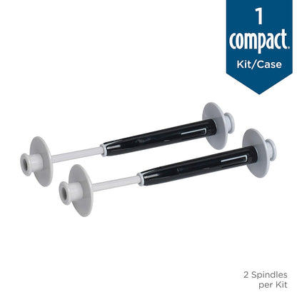 Kit de husillo compacto sin núcleo para dispensador Bobrick por GP PRO (Georgia-Pacific), 50011, gris, 2 husillos por kit