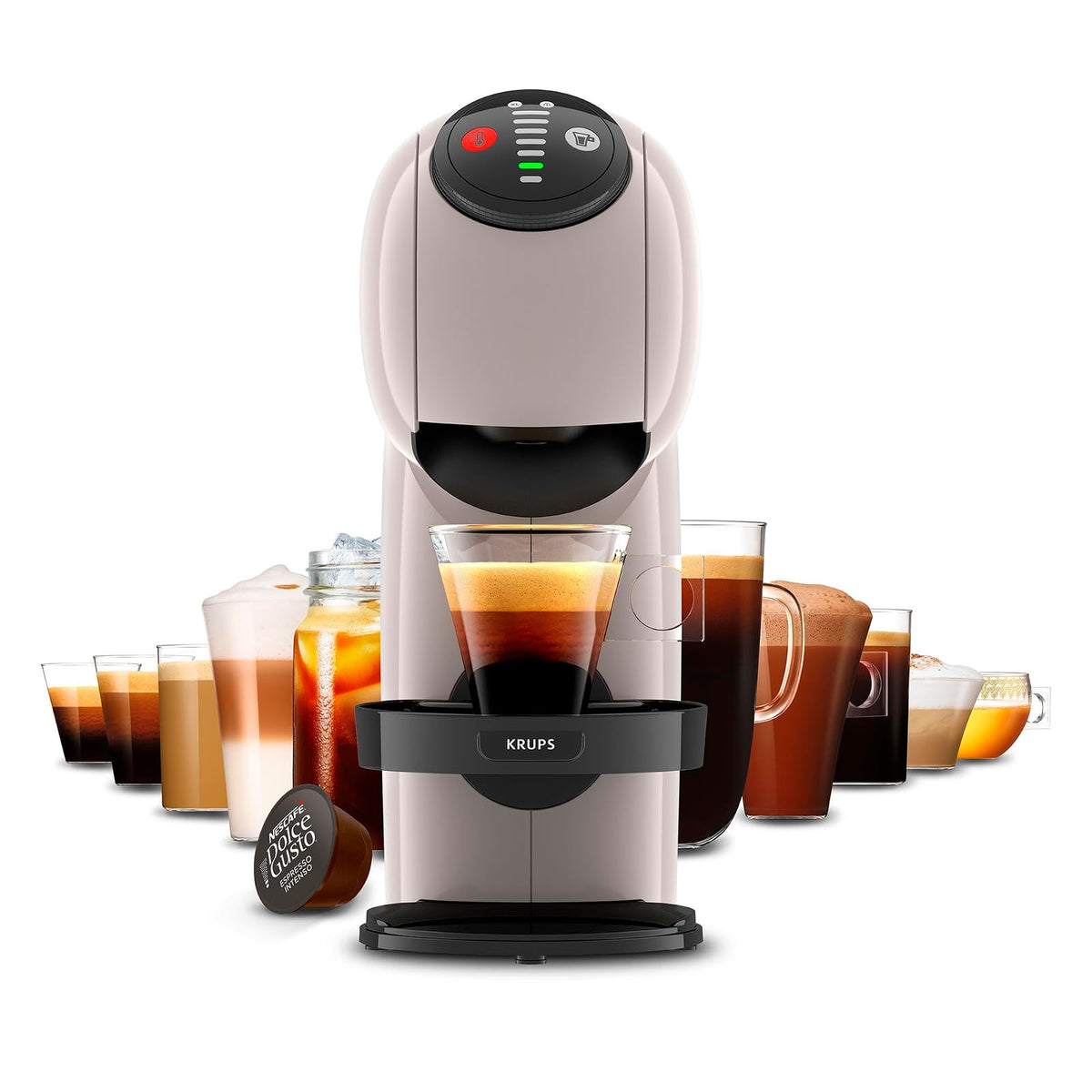 Krups Cafetera Multibebidas Dolce Gusto Genio S - Taupe