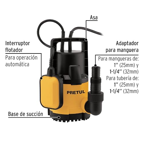 Pretul BOS-3/4LPP, Bomba sumergible plástica 3/4 HP para agua limpia