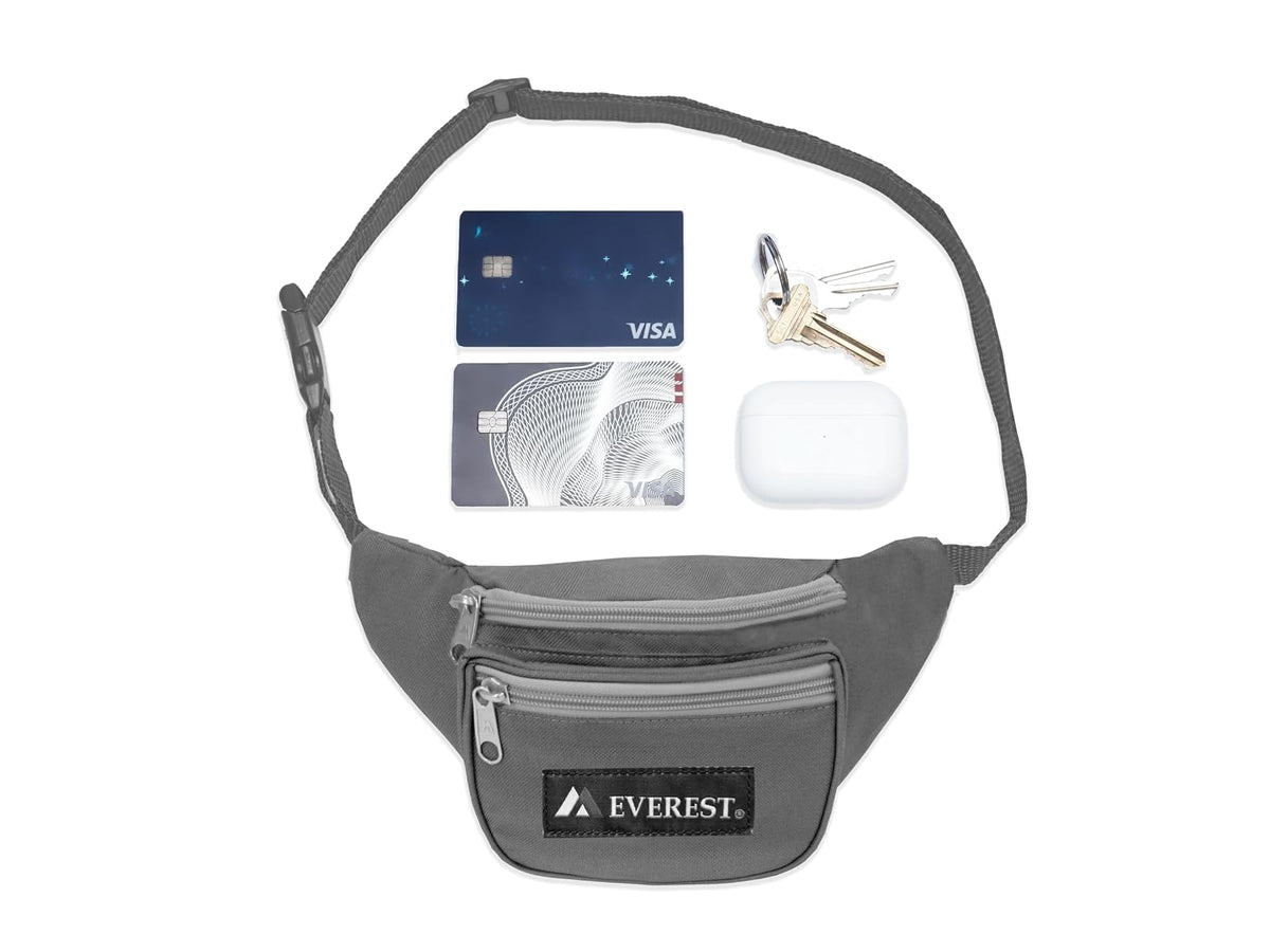 Everest Signature Waist Pack - Junior, Navy, Una talla, Riñonera Signature - Junior
