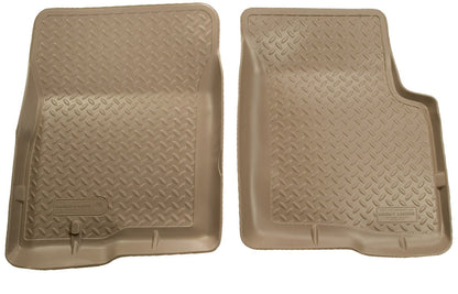 Husky Liners Alfombrillas de Estilo Clásico 35113 para Toyota Tacoma 1995-2004, Café - Tapetes de piso delantero de estilo clásico - Beige Bronceado
