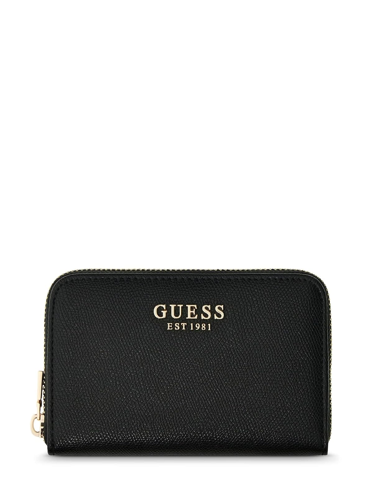 GUESS CARTERA AMORETTE SLG MED ZIP AROUND - Talla Única - Negro