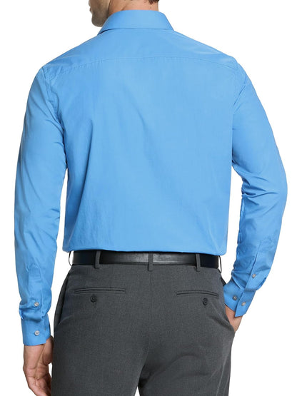 Van Heusen Camisa de vestir, ajuste regular, para hombre