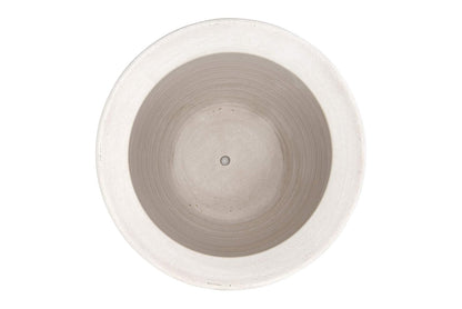 Creative Co-op - Botella de Vidrio, Color Verde, Blanco, 12 Inch Round, 1