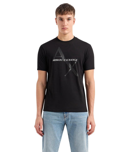 AX Armani Exchange Playera con Logotipo en Contraste en Relieve Camiseta para Hombre