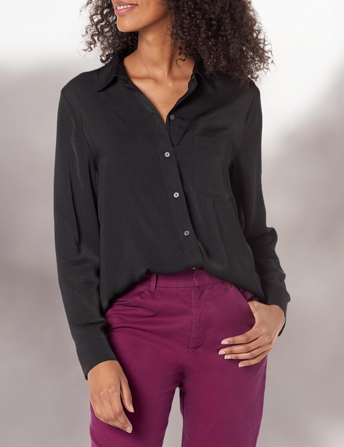 Gap Blusa de Manga Larga con Botones Blusas para Mujer