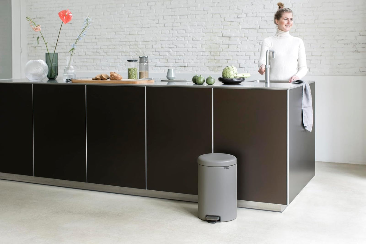 Brabantia 119163 Bote de Basura, Acero, 20 L