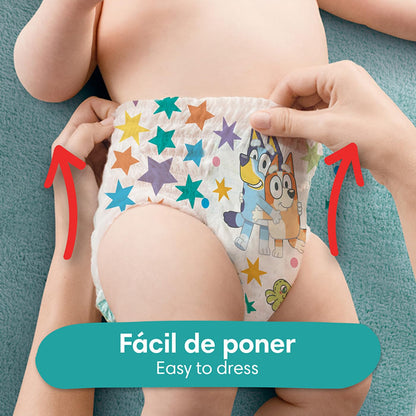 PAMPERS Easy Ups Pañales Entrenamiento Talla 4T-5T, 86 Uds, Bebé 13-18 Kg