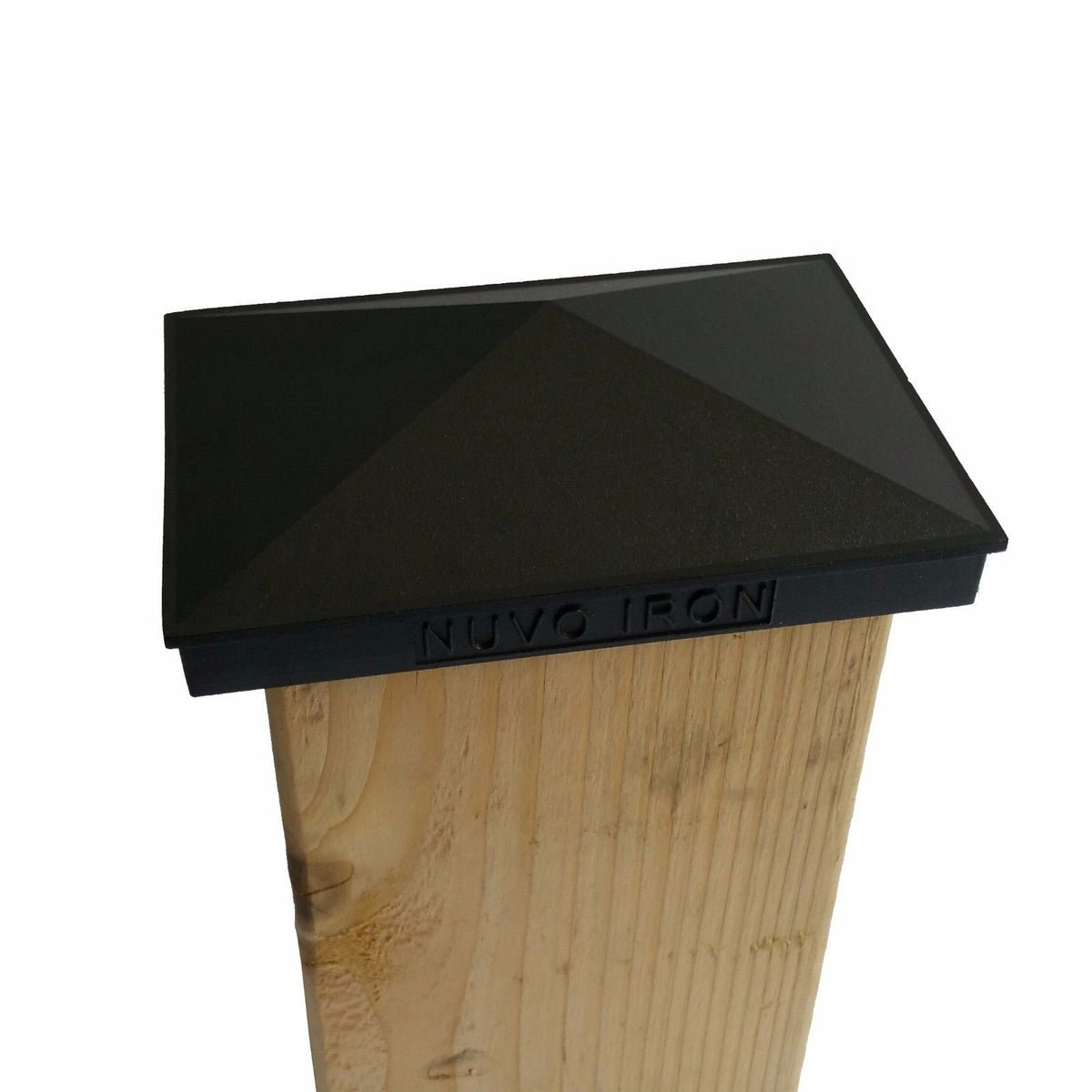 Nuvo Hierro Aluminio Post Pac - Negro, 3.5" x 5.5", Negro