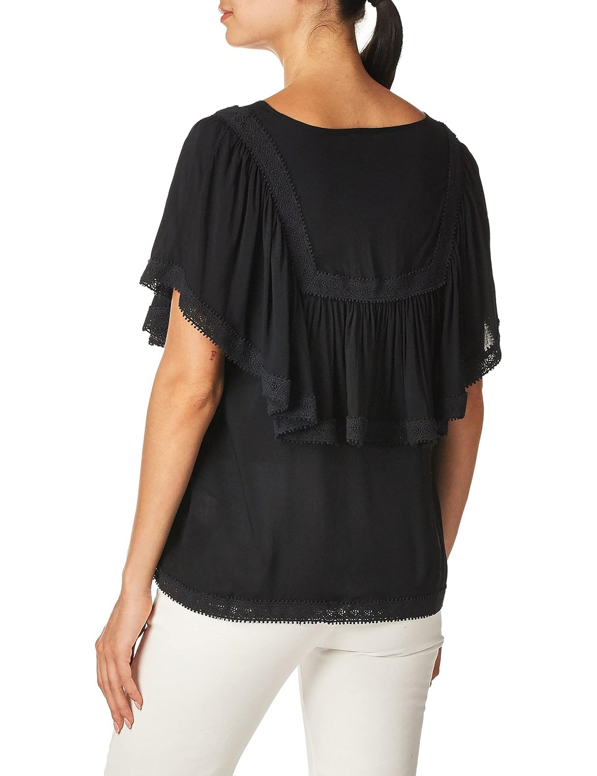 Jack Blusa de Peso Ligero para Mujer, Negro, S