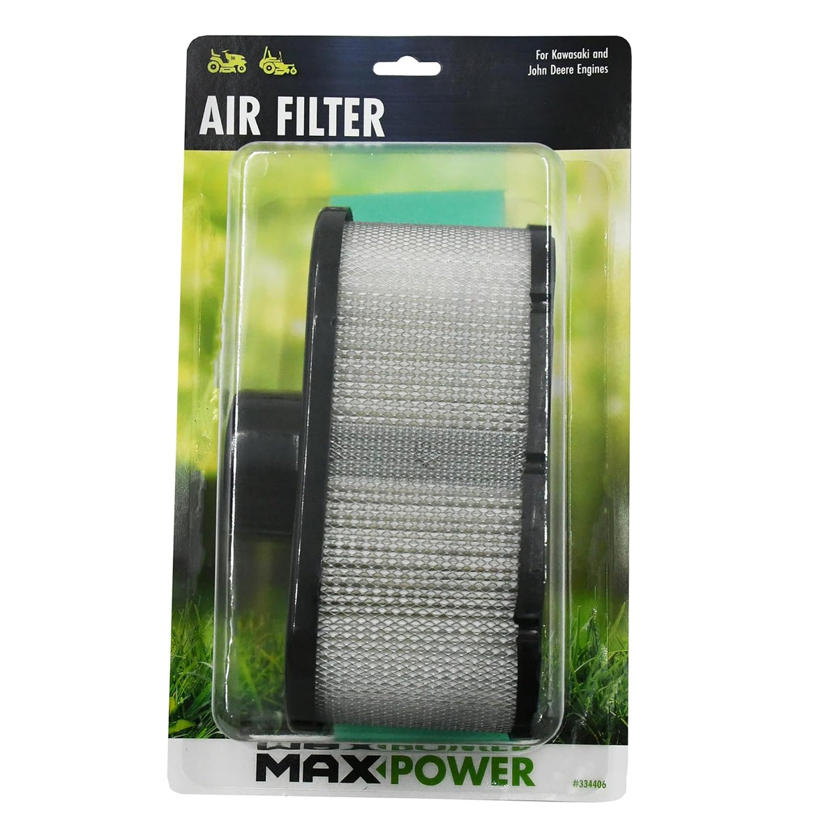 Maxpower 334406 Filtro de aire y prefiltro para Kawasaki 11013-7049, 9999-0384, 11013-0752, 11013-7046