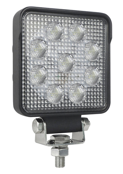 Hella 357103002 ValueFit 4 Square 1.0 LED Luz de Trabajo de Rango Cerrado, Negro