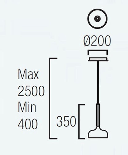 LEDS-C4 13164 Lámpara Sixties Colgante Campana Led, Cree 3000K