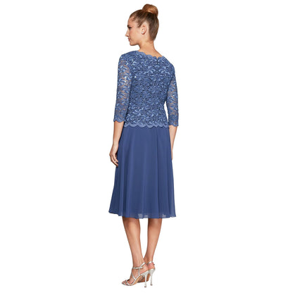 Alex Evenings Vestido Largo de Lentejuelas para Mujer (Petite y Regular)