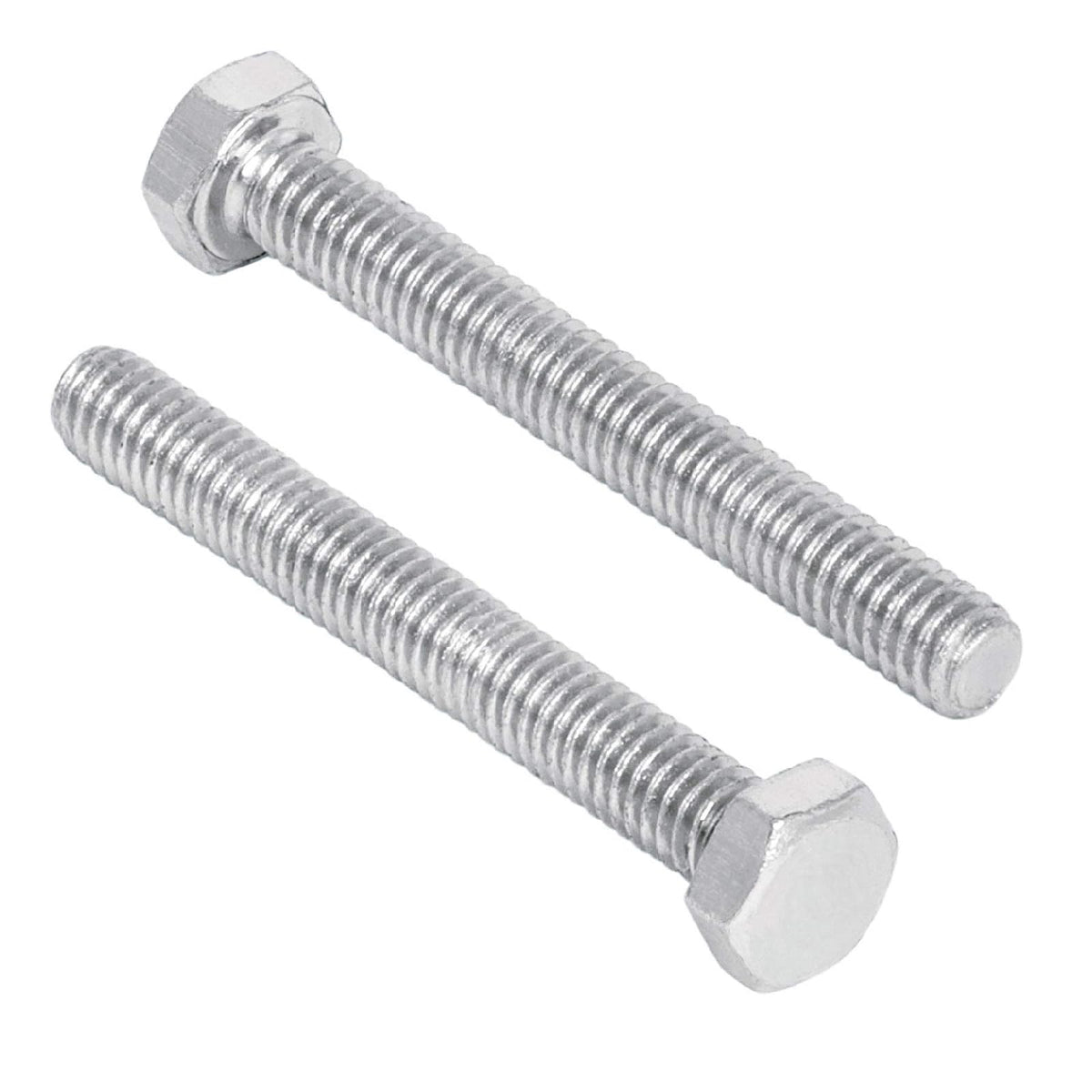 Fiero Tornillo Tipo Máquina Acero Galvanizado, Cabeza Hexagonal, 30 Piezas - 5 - 16 x 6"