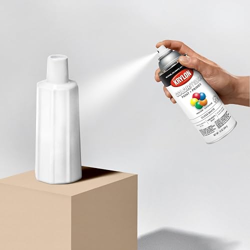 Krylon K05547007 COLORmaxx pintura en aerosol, Brillo, Blanco