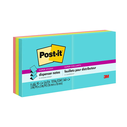 Post-it Notas Pop-Up Super Sticky, Colección Miami - 3.6 x 15.2 cm - Pop-up - Beige
